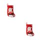 thumbnail image 1 of Inteprter Calcetín de Navidad, regalo de Navidad temático decorativo, bolsa de dulces, adorno de tela no tejida, decoración de fotografía, Anciano 2Conjunto, 1 of 6