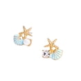 thumbnail image 3 of 1 par de pendientes femeninos de aleación de Zinc, pendientes de tuerca, accesorio de joyería de cumpleaños, boda, compromiso, fiesta, trabajo Ropa, zapatos y accesorios Miscelánea Oro Azul Qarigey AP011380-02, 3 of 6