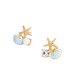 thumbnail image 5 of Aretes Minnieouse 1 par concha mujer aleación de Zinc pendientes brillantes cristal perla joyería fiesta compromiso Type1 NO1, 5 of 6