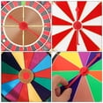 thumbnail image 4 of Miangastore Toupies à Flèches à Roue de Tirage Rouges 6 Pcs ABS Cadeau de Fête, 4 of 9