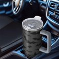 thumbnail image 6 of Bat Silhouette Halloween Pattern Tumbler with Handle and Lid,40oz Double Wall Vacuum Insulated Tumbler,Cups Gift for Women and Men, 6 of 7