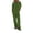 Camouflage, variant on Women's Solid Color Cotton Linen Shirt & Pants Set – Short Sleeve Drawstring Waist Vacation Suit, Yellow, M