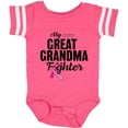 thumbnail image 3 of Inktastic Breast Cancer Awareness My Great Grandma is a Fighter Boys or Girls Baby Bodysuit, 3 of 5