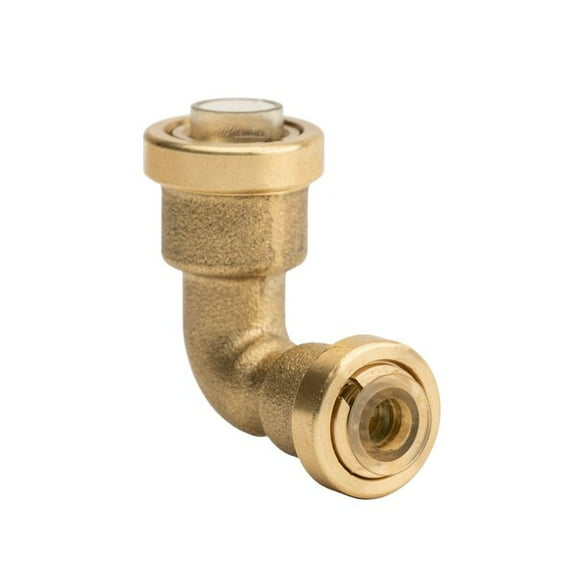 Quickfitting Elbow,Brass,Push-Fit1/4",Push-Fit3/8" HV-ER-375250
