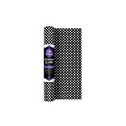 PA Vinyl Iron On 12"x 15" Roll Print Black Polka Dot