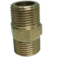 thumbnail image 3 of Tubo de latón Hex Fitting Adaptador directo Rosca macho Conector de agua Modelo_3 Zulema Adaptador de rosca de latón, 3 of 8