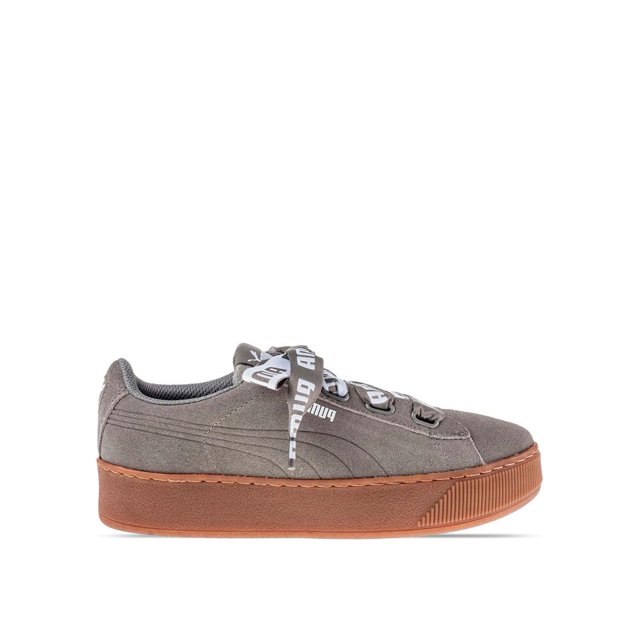 Tenis Puma Vikky Platform Bold Mujer Deportivo gris 365314 03
