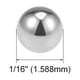 thumbnail image 2 of Bolas de rodamiento de 1/16", Bolas de precisión G25 de carburo de tungsteno, paquete de 10, 2 of 3