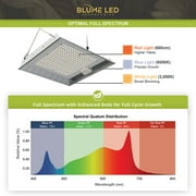 Blume 100-Watt Full Spectrum led Grow Light with Daisy Chain Function for Indoor Plants