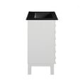 thumbnail image 6 of Cascade 24 in. White Oak Bathroom Vanity With Black Ceramic Sink Top, 6 of 8