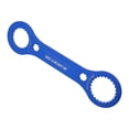 thumbnail image 6 of YAHHU Bicycle Front Fork Wrench Integrated Hollow Aluminium Alloy Disassembly Spanner for Road Bike Bottom Bracket Maintenance, 9.8 inches / 25 cm Length, Lightweight Hand Tool, 6 of 9