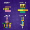 thumbnail image 5 of Blockwork by Uzzle Games - Fast-Paced Family Board Games - Multiple Difficulty Levels - Enjoyable and Challenging Puzzle Games – 2 to 4 Players – A Complete Family Night Fun Package - for Ages 4+, 5 of 5