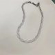 thumbnail image 1 of Traje de mujer estilo europeo y americano, estilo frío popular, collar de clavícula, collar de acero de titanio con cruz de oro K, 1 of 6