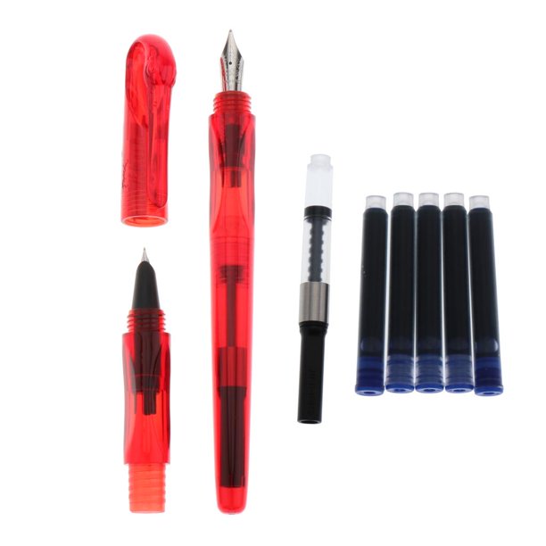 Juego de bolígrafos de lujo para escribir, elegante y elegante bolígrafo roller. rojo apagado