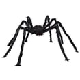 thumbnail image 1 of Decoraciones de Halloween al aire libre JOYIN de 5 pies. Araña peluda, araña gigante espeluznante y falsa con grandes patas peludas para decorar el patio en Halloween. Fiesta decorada en negro, 1 of 3