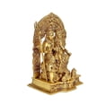thumbnail image 3 of SAI DECORATIVE Shiv Parivar Brass Pooja Idol/Brass Made Shiv Parivar/Shiv Parvati Ganesh Idol for Good Luck, Success and Prosperity, Height : 12 inch, 3 of 5