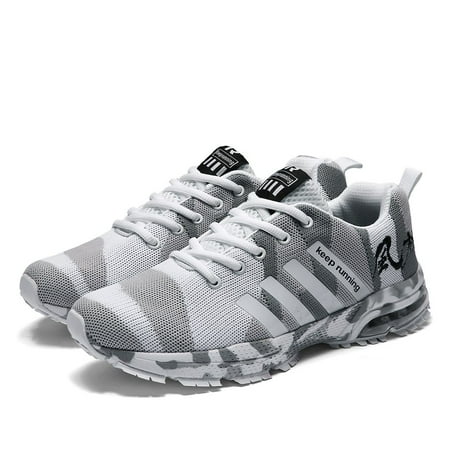 

Yoslce Air Cushion Shoes For Men White Running Shoes For Men Training Shoes Men