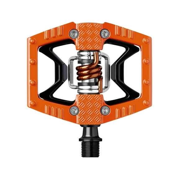 Doubleshot Pedals - Orange / Black / Orange Spring