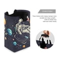 thumbnail image 3 of Yayeee Freestanding Laundry Hamper with Handle Collapsible Large Storage Basket for Clothes, Black Record, 3 of 7