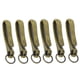 thumbnail image 4 of 6 Unids Creativo de Pesca Llavero Craft Aleación Colgante Leathercraft Accesorios Clip de Cinturón Llavero para el Hogar Presenta bronce oscuro Colco Titular de llavero, 4 of 8
