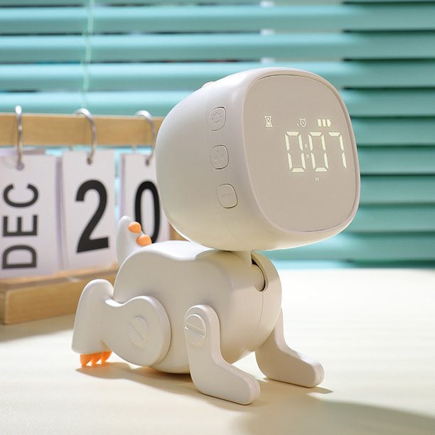onlyliua Ofertas Despertador para Niños - Reloj Despertador Digital con Iluminación Ambiental Regulable, Diseño Bonito, 6 Tonos de Llamada - para El Dormitorio