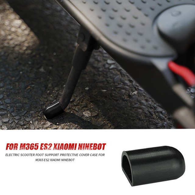 2 piezas de cubierta protectora de soporte de pie de scooter eléctrico para M365 ES2 (negro)