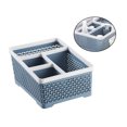 thumbnail image 3 of kurtrusly Plastic Desktop Cosmetics Storage Box Imitation Rattan Office Student Stationery Organizer Lipstick Holder, 3 of 7