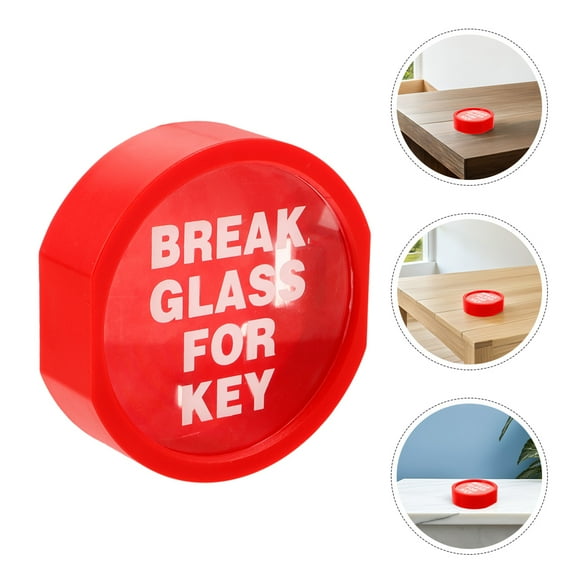 LEORX Emergency Door Key Lock Box Abs Pc 1Set 4.3X4.06X1.18In