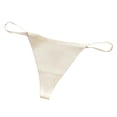 thumbnail image 2 of Blmnix Sexy Panties Underwear Womens Cheeky Seamless G String Thongs Underwear White Women's Underwear Cotton,XL, 2 of 5