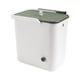 thumbnail image 5 of Bote de basura colgante Bearachild 9L Blanco Verde 2Conjunto, 5 of 6