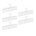 thumbnail image 1 of 5 perchas giratorias con 12 ganchos para colgar ropa, bufandas y bolsas de almacenamiento en el armario. Blanco, 1 of 9