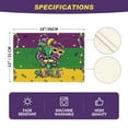 thumbnail image 2 of Sm:)e Irises Mask Carnival Mardi Gras Placemats Set of 4, 12x18 Inch Seasonal Carnival Holiday Table Mats for Party, Kitchen & Dining Decoration, 2 of 7