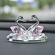 thumbnail image 1 of London Boutique Cristal Decorativo Animal Doble Cisne Moda, 1 of 5