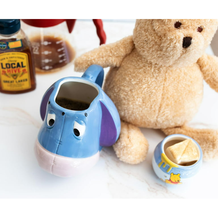 Disney Winnie the Pooh Honey Pot Cup Action Figure Toys Winnie Pooh Eeyore  Ceramics Cup Cute Coffee Tea Mugs - AliExpress