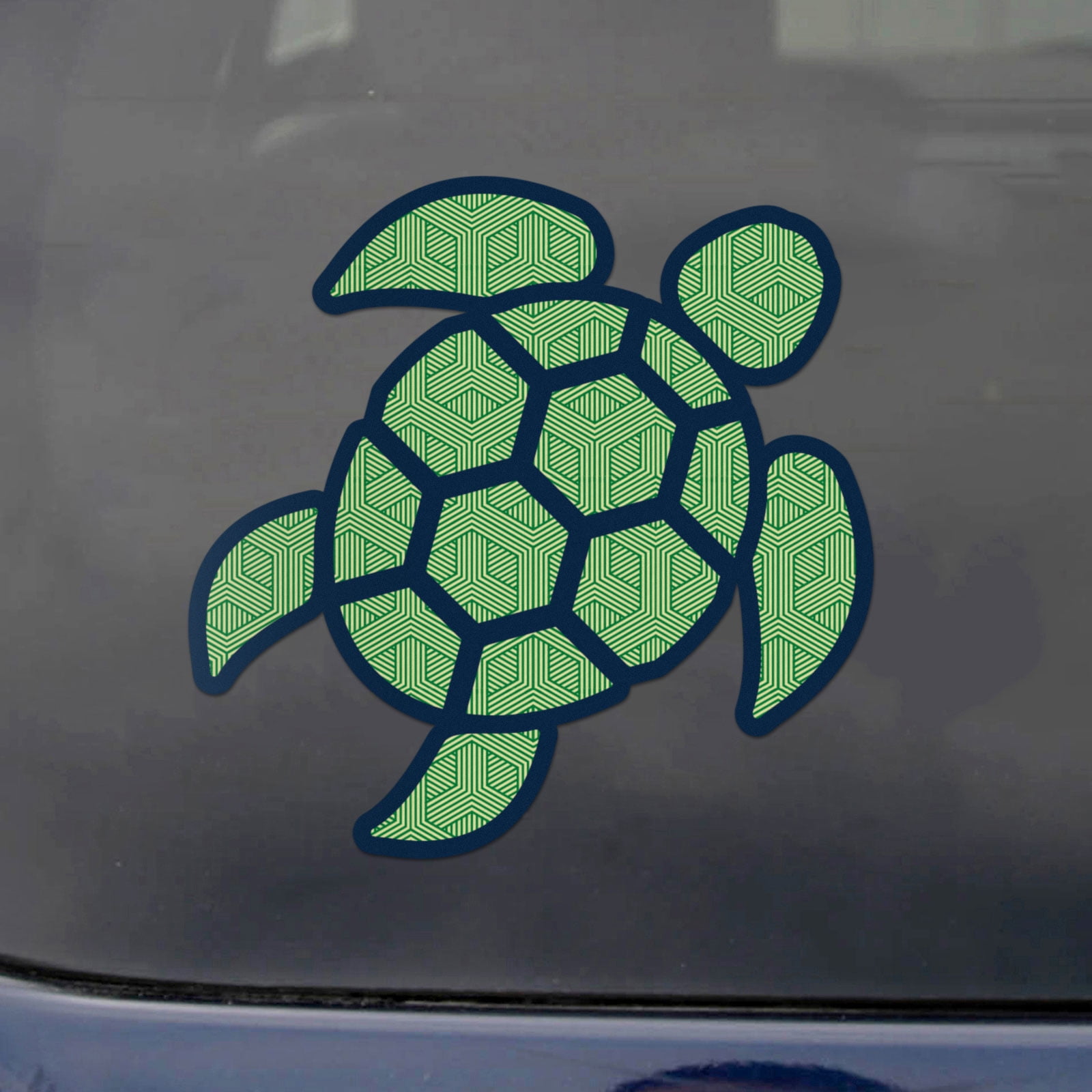 Red Hound Auto Sea Turtle Leaf Green Sticker Decal Wall Tumbler Cup Window Car Truck Laptop 2.5 Inches