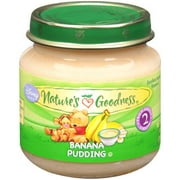Nature's Goodness: Banana Pudding Baby Food, 4 oz