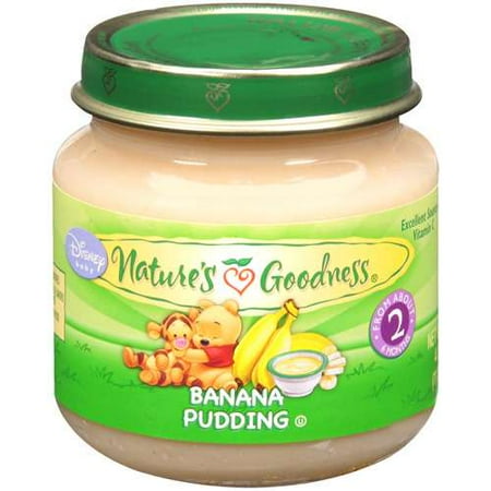 Nature's Goodness: Banana Pudding Baby Food, 4 oz
