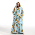 thumbnail image 5 of Sudadera con capucha para persona perezosa, ropa deportiva ultragrande, gruesa, cálida, resistente al frío, estilo largo, 5 of 5