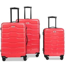 Zimtown 4 Piece Hardside Luggage Set, Durable ABS Shell with
