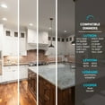 thumbnail image 5 of Luxrite 6 inch LED Recessed Lighting with J-Box, 24W, 1850 Lumens, 5 Color Selectable, Dimmable, Wet Rated, IC Rated 6 Pack, 5 of 7