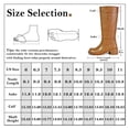 thumbnail image 4 of VBDB Women's Knee High Boots Chunky Block Heel Long Boots Square Toe Low Heel Boots for Women, 4 of 6