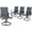 4-Piece Swivel Chairs, variant on SOLAURA Patio Swivel Rocker Dining Chairs Set of 2, Outdoor Textilene Chairs for Porch, Garden, Backyard, Deck, and Lawn, Blue