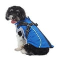 thumbnail image 2 of Winter pet reflective zipper chest back integrated dog cotton jacket dog jacket, 2 of 9