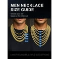 thumbnail image 5 of ChainsProMax Men Thick Cuban Link Necklace Chain 12mm 20inch Stainless Steel Gold Plated, 5 of 8