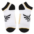 thumbnail image 3 of The Legend Of Zelda Hylian Crest Women's 5-Pack Ankle Socks, 3 of 7