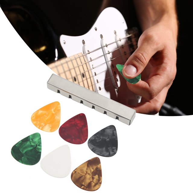 Fugacal Guitar Mute 6 String Acoustic Guitar Noise Reducer With Pick String Instrument Accessories,Acoustic Guitar Mute,Guitar String Mute