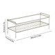 thumbnail image 3 of Bathroom Storage Rack Bathroom Washbasin Drainage Rack Toothbrush Shelf Storage Basket, 3 of 6