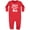 Red, variant on Future Tow Truck Driver Childs Baby Fleece Romper