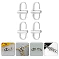 thumbnail image 4 of Miangastore 4Pcs Steel Bag Strap Adjusters Silver for DIY Bag Use Small Size, 4 of 9