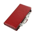thumbnail image 5 of Allytechgroup Wallet Case for Samsung Galaxy S25 Ultra, Zipper Clutch Phone Case with Card Slots, Cash Pocket, Wrist Strap, Kickstand Stand Function, Magnetic Closure Flip Cover,Red, 5 of 6